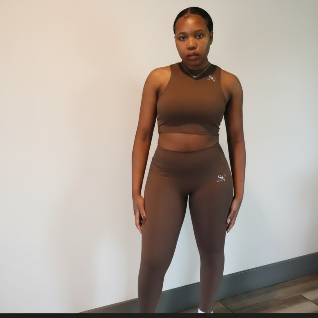 Savanchi Seamless Sculpt Set – Cocoa Brown