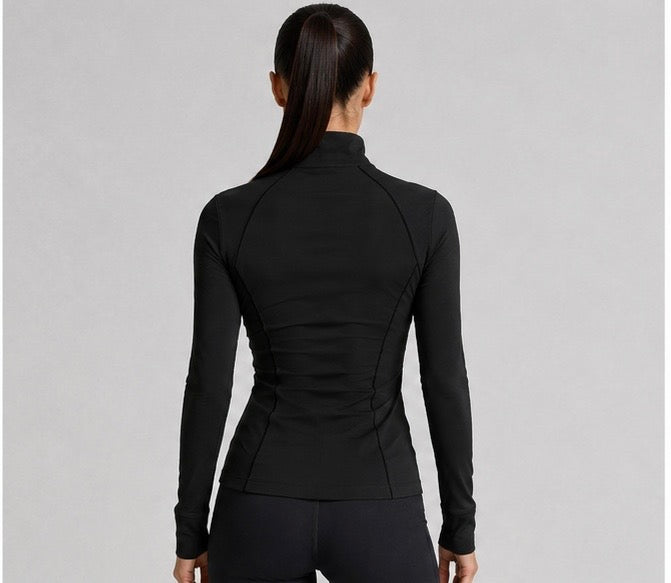 Savanchi Jersey Zip Top