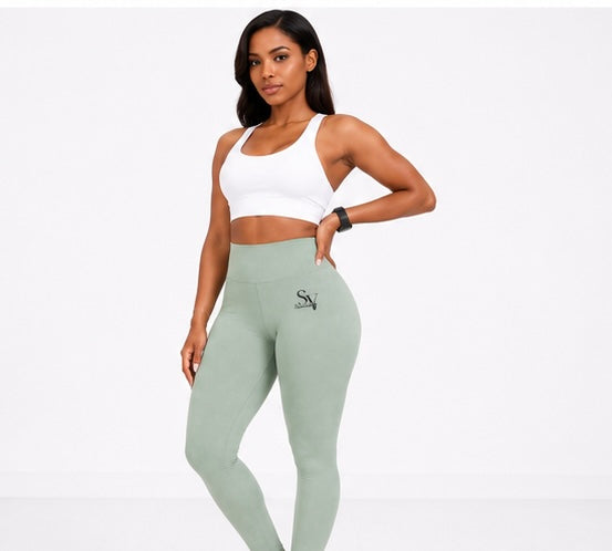 Savanchi Sculpt Fit Scrunch Leggings
