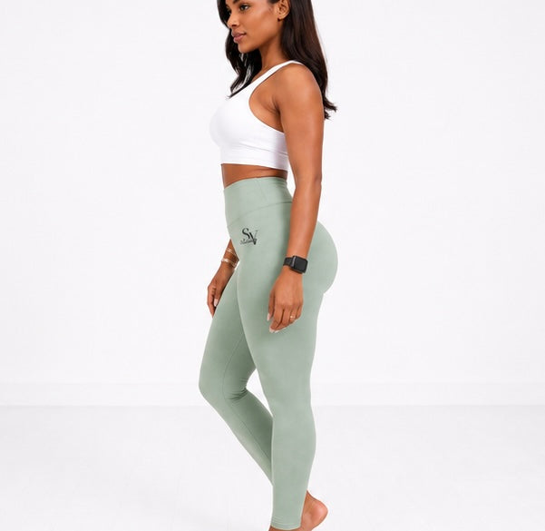 Savanchi Sculpt Fit Scrunch Leggings